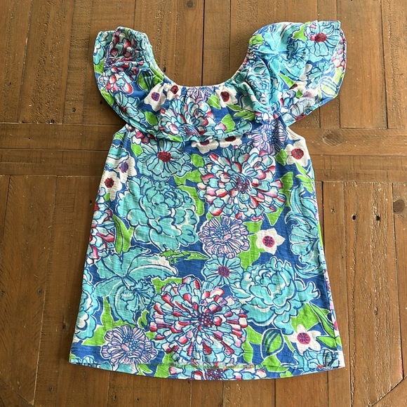 Lilly Pulitzer wynne asymmetrical top - Picture 6 of 8